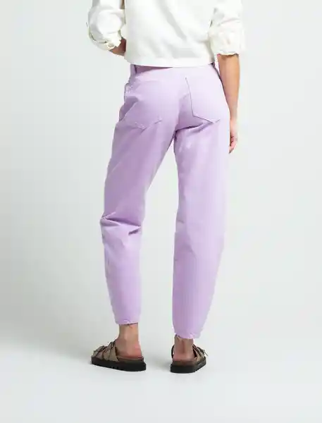 Pantalón Mujer Morado Lupino Medio Jazz Talla 10 431F318 Naf Naf