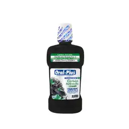 Oral-Plus Enjuágate Bucal Carbón Activado