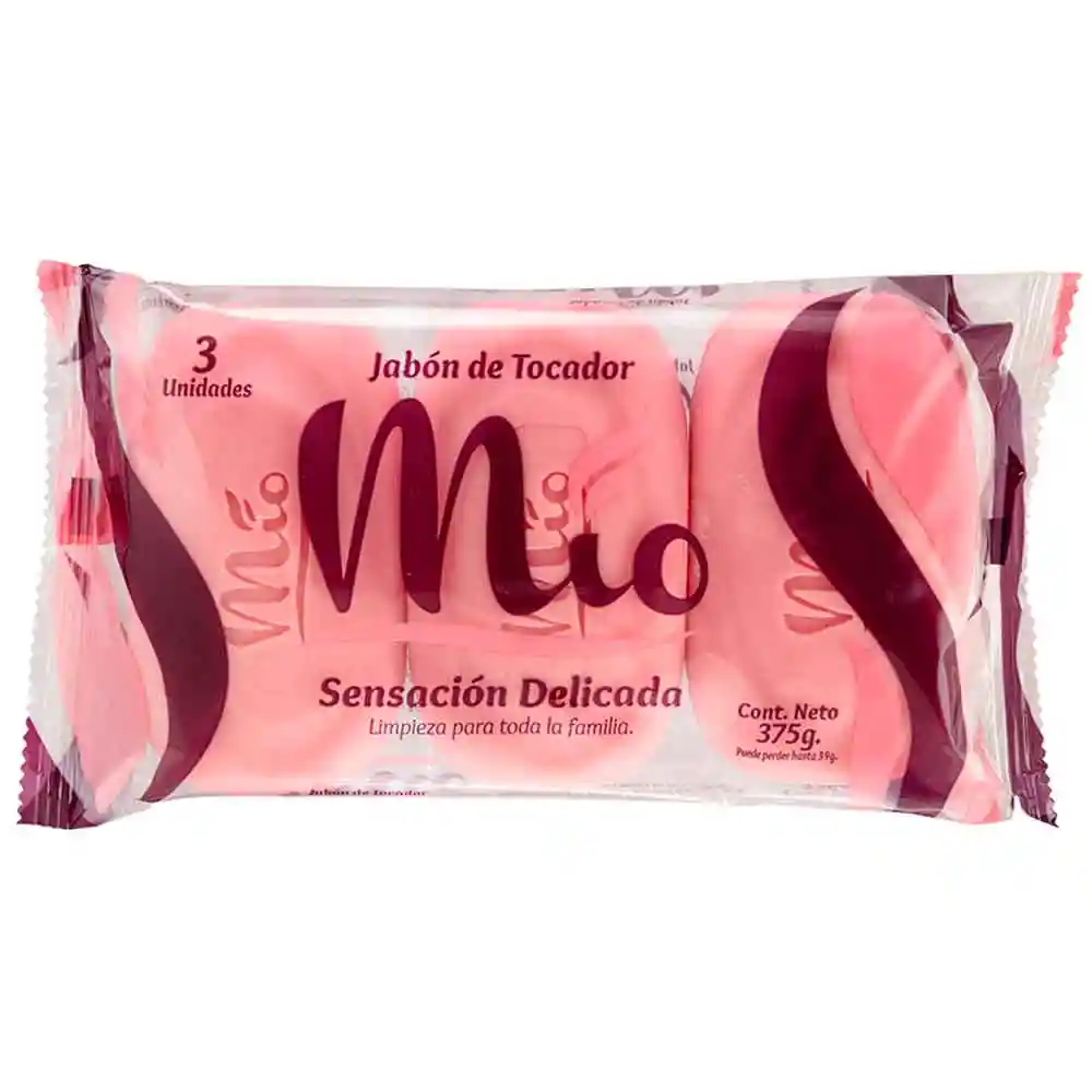 Jabón Mio Sensacion Delicada 3 Unds X125 G