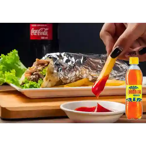 Combo Shawarma Mediano + Colombiana 400 ml