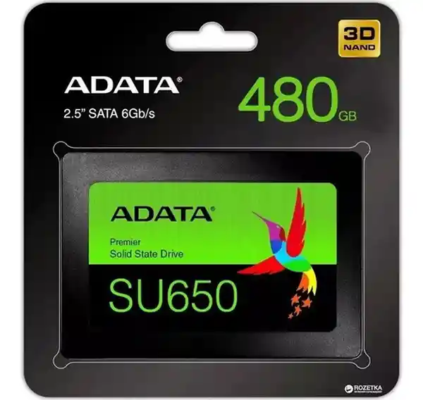 Adata Disco Ssd 480Gb Su650 2.5 Sata 6Gbs Asu650Ss-480Gt-R