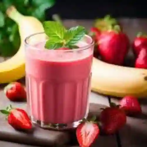 Fresa, banano y mango