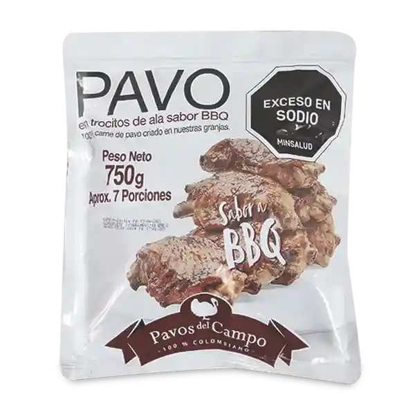 Pavos Del Campo Trocito de Ala de Pavo Bbq