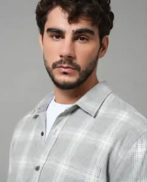 Camisa Hombre Gris M 113G003_GRI164702 Rifle