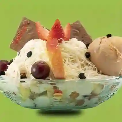 Ensalada corriente  helado