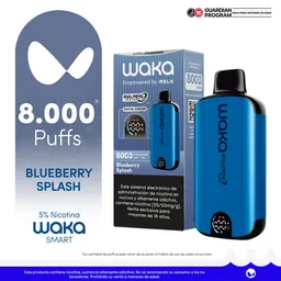 WAKA Smart Vape Blueberry Splash 5% 8.000 puffs