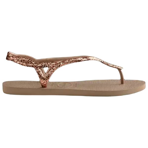 Sandalias Luna Premium Oro Rosa Talla 36 4147009 Havaianas