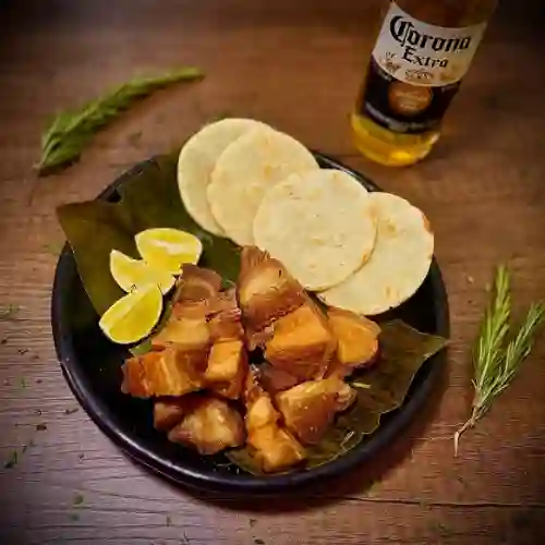 Chicharrónes con Limon