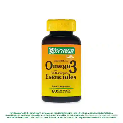 Goodn Natural Suplemento Dietario Omega 3