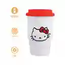Vaso de Cerámica Hello Kitty Sanrio Rojo 400 mL Miniso
