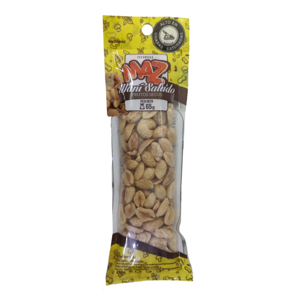 Maz Snack Maní Con Sal 65 g