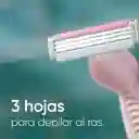 GILLETTE Venus Suave Cuchilla de Afeitar Mujer Depilación Coporal al Ras Máquina de Afeitar Mujer 2 Uds