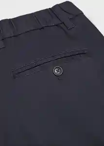 Bermuda Gracia Navy Talla 48 Hombre Mango