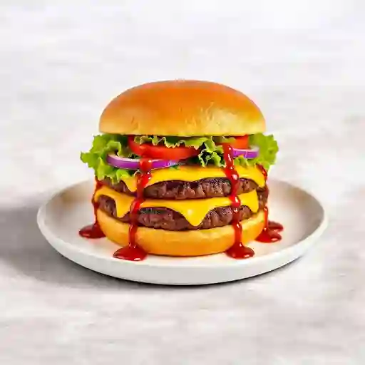 Hamburguesa Clasica Doble
