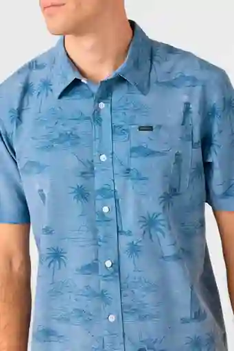 Camisa Relaxed Fit Manga Corta Hombre Upf 50 Talla M Oneill