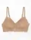 American Eagle Bralette Encaje Push up Nude Natural Talla L