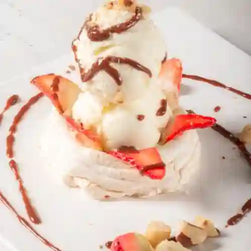 Cestino de Meringa y Gelato