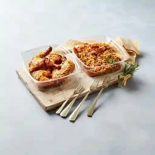 Combo Pollo Familiar + Arroz