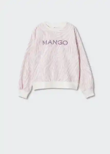 Sudadera Mangolo Offwhite Talla 12 Niñas Mango