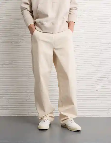 Pantalón Hombre Blanco Talla 29 x 30 5185106 American Eagle