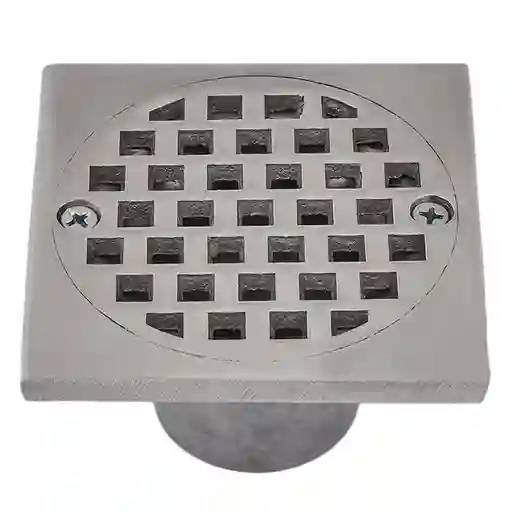 Ma Faucets Rejilla Antiroedores Cuadrada Aluminio Puntos 1.1/2