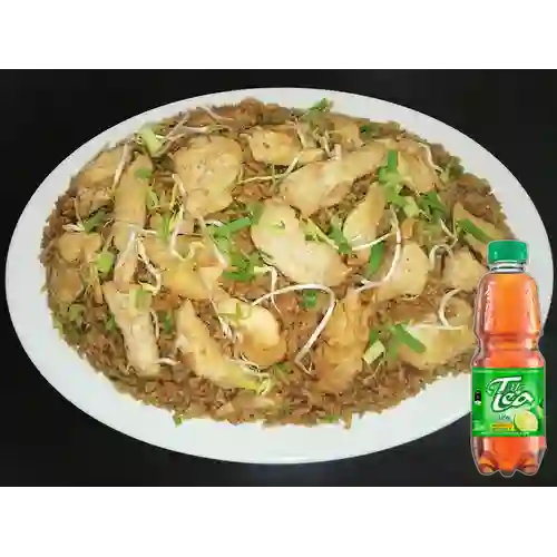 Combo Arroz con Pollo + Mr Tea Limón 300 ml