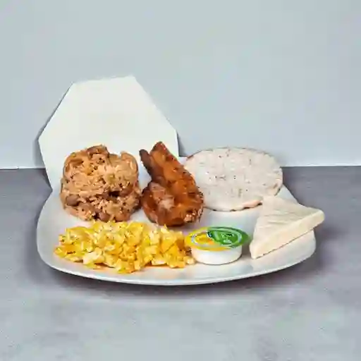 Calentado con Chicharrón