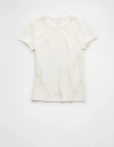 Camiseta Mujer Blanco Talla Medium 1117100 American Eagle