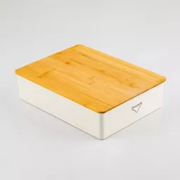 Haixing Organizador Cajón Con Tapa Panti Crema 32 x 24 x 7 cm