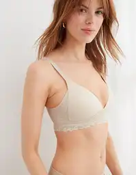 Brasier Aerie Blanco Talla 34 D American Eagle 47925193