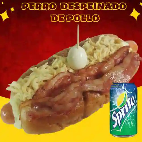 Combo Perro Despeinado. + Sprite 350 ml