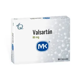Mk Valsartán Cápsulas (80 mg)