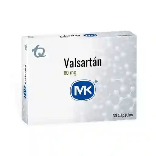 Mk Valsartán (80 mg) 30 Cápsulas
