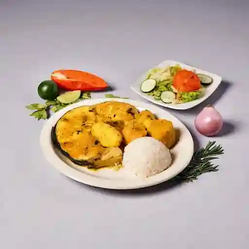 Bagre Sudado + Bebida