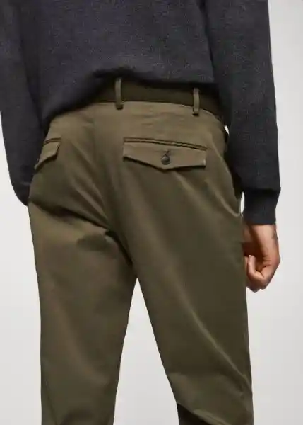 Pantalón Prato Caza Talla 38 Hombre Mango