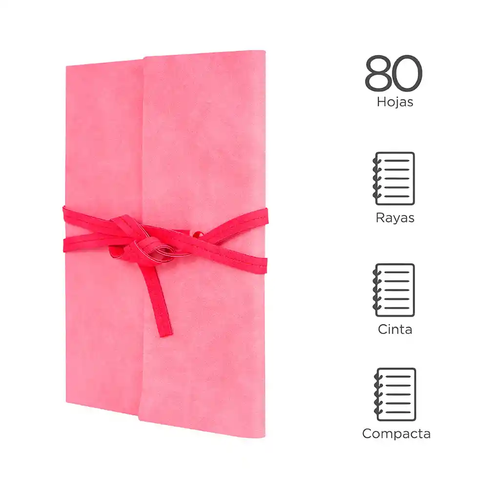 Agenda A5 de San Valentín 80 Hojas Miniso