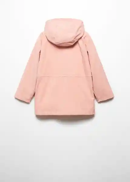 Abrigo Parka Gaba5 Rosa Talla 07 Niña Mango