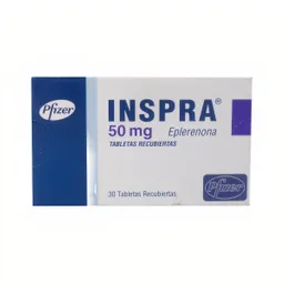 Inspra Pfizer 50 Mg 30 Tabletas A M 182910