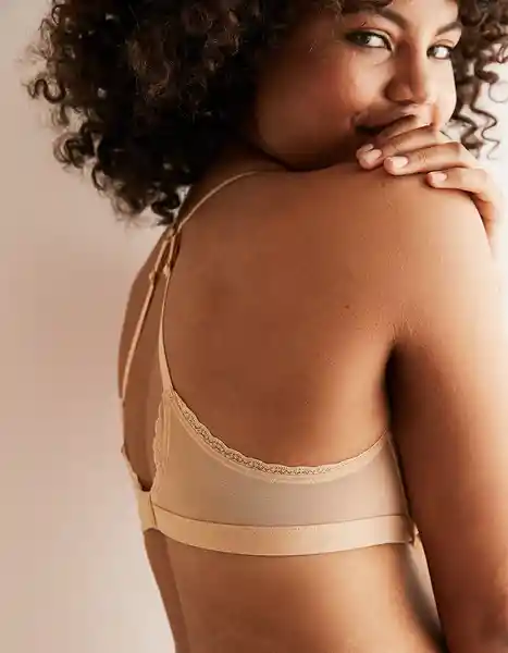 Brasier Aerie Beige Talla 34 B American Eagle 37314774