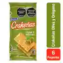 Crakeñas Oliva y Oregano 6pack