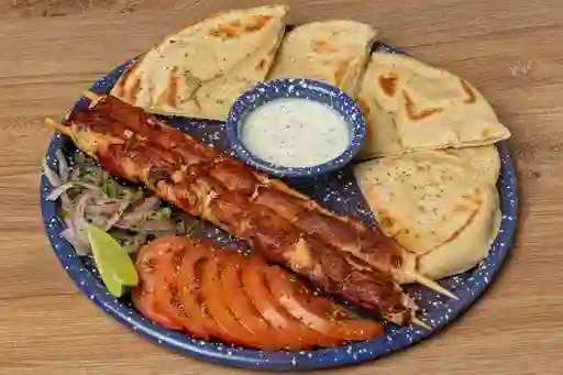 Brochetas de pollo