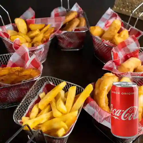 Combo Papas a la Francesa + Coca Cola Original 235ML