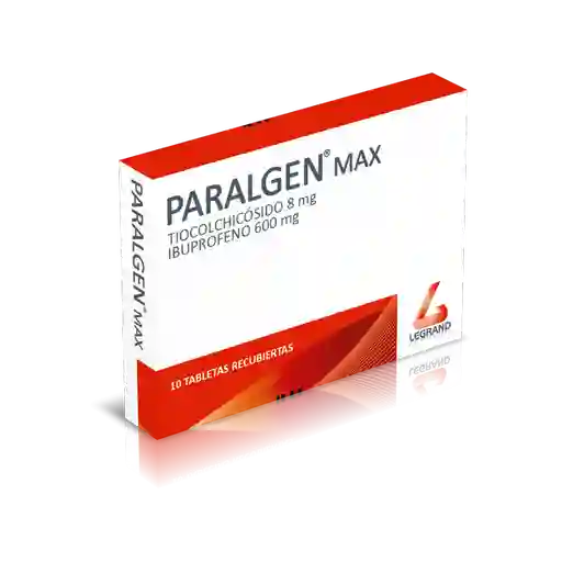 Paralgen Max (8 mg / 600 mg)