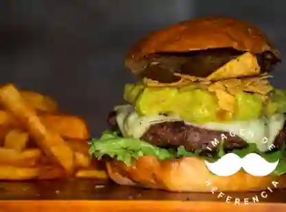 Hamburguesa Mexicana+papa+gaseosa 250