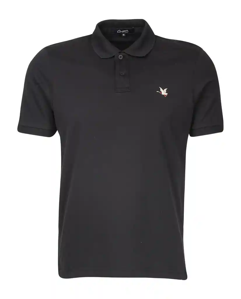 Polo Muscle M/c Negro Talla L Hombre Chevignon