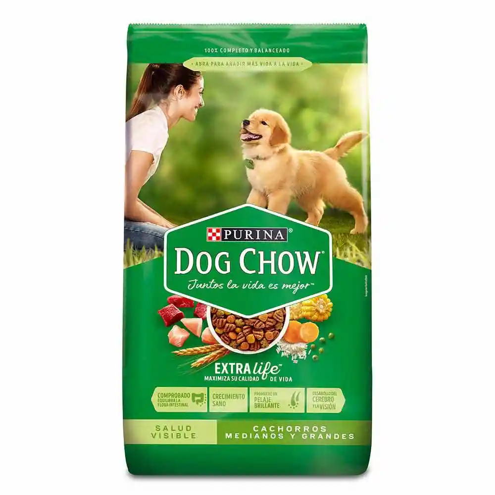 Dog Chow Alimento para Perro Cachorro Raza Grande