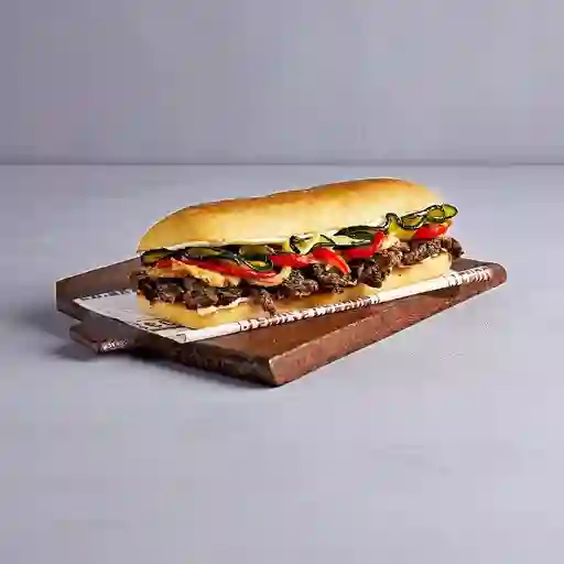 Sandwich De Churrasco Res A La Parrillla