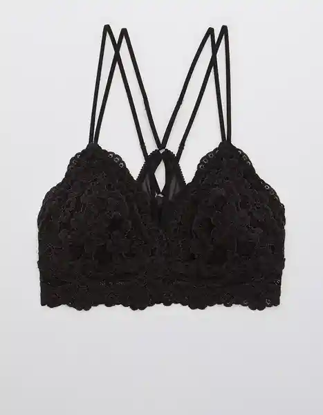 Bralette Aerie Negro Talla Large American Eagle 16983291