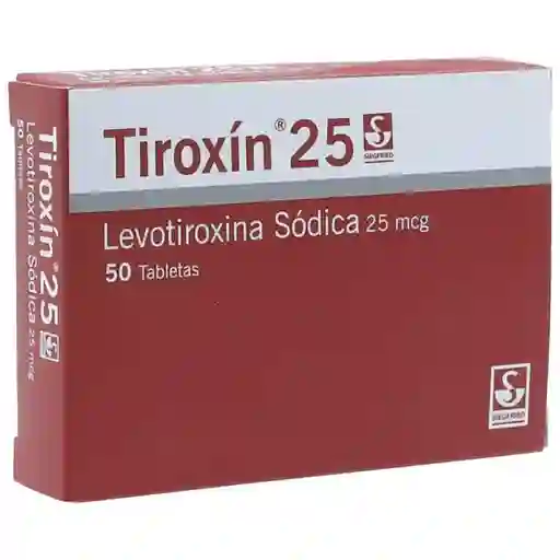 Tiroxín (25 mcg)