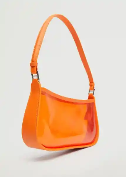 Bolso M Cleo Naranja Talla 99 Mujer Mango